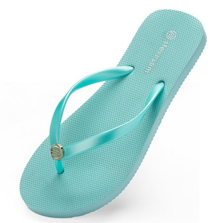 BYDOT Women Summer Flat Heel Sandals Sweet Candy Color Gold Button Flip Flops Non-Slip Thong Slippers Casual Beach Shoes
BYDOT Women Summer Flat Heel Sandals Sweet Candy Color Gold Button Flip Flops Non-Slip Thong Slippers Casual Beach Shoes