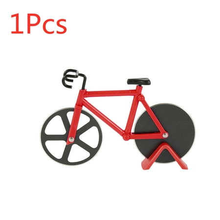 Bicycle Pizza Cutter Knife Stainless Steel 2 Wheel Pizza Cutting Knife Holder Included Non-stick Pizza Wheel Chopper Slicer
Bicycle Pizza Cutter Knife Stainless Steel 2 Wheel Pizza Cutting Knife Holder Included Non-stick Pizza Wheel Chopper Slicer