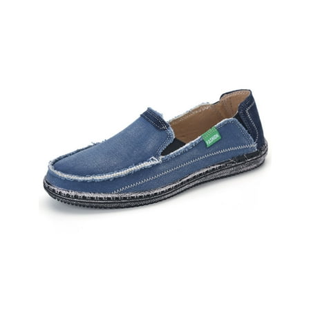 Daeful Mens Flats Slip On Boat Shoes Comfort Loafers Men Breathable Casual Classic Canvas Shoe Blue 7.5
Daeful Mens Flats Slip On Boat Shoes Comfort Loafers Men Breathable Casual Classic Canvas Shoe Blue 7.5