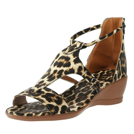 Womens Sandals Zip Back Hollow Out Wedge Sandals For Womens Casual Open Toe Sandals Summer Dressy Beach Zipper Roman Platform Sandals Sandals for Women Khaki 7.5
Womens Sandals Zip Back Hollow Out Wedge Sandals For Womens Casual Open Toe Sandals Summer Dressy Beach Zipper Roman Platform Sandals Sandals for Women Khaki 7.5