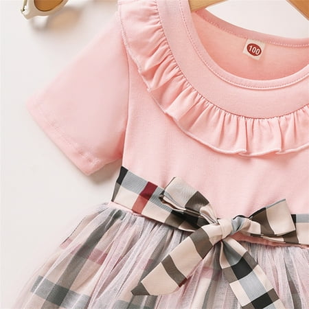Cathalem Toddler Dress for Wedding Kids Toddler Infant Baby Girls Short Sleeve Plaid Patchwork Tulle And Striped Dress for Girls Dress Red 12-24 Months
Cathalem Toddler Dress for Wedding Kids Toddler Infant Baby Girls Short Sleeve Plaid Patchwork Tulle And Striped Dress for Girls Dress Red 12-24 Months