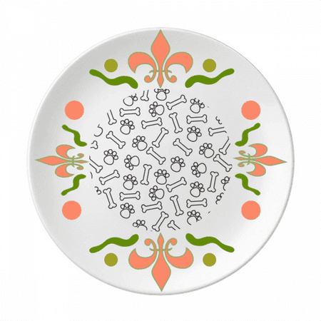 Bones Paw Prints Line-drawing Animal Flower Ceramics Plate Tableware Dinner Dish
Bones Paw Prints Line-drawing Animal Flower Ceramics Plate Tableware Dinner Dish