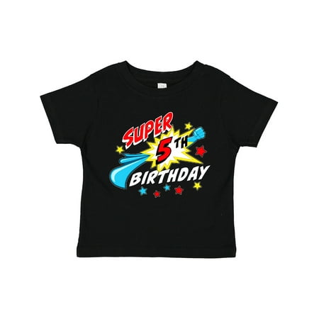 Inktastic Super 5th Birthday- Five Years Old Gift Toddler Boy or Toddler Girl T-Shirt
Inktastic Super 5th Birthday- Five Years Old Gift Toddler Boy or Toddler Girl T-Shirt