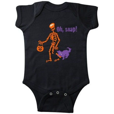 Inktastic Oh Snap Skeleton Gift Baby Boy or Baby Girl Bodysuit