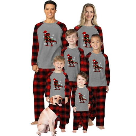 Thaisu Christmas Family Pajamas Matching Sets Classic Plaid Xmas Clothes Soft Outfit Sleepwear
Thaisu Christmas Family Pajamas Matching Sets Classic Plaid Xmas Clothes Soft Outfit Sleepwear