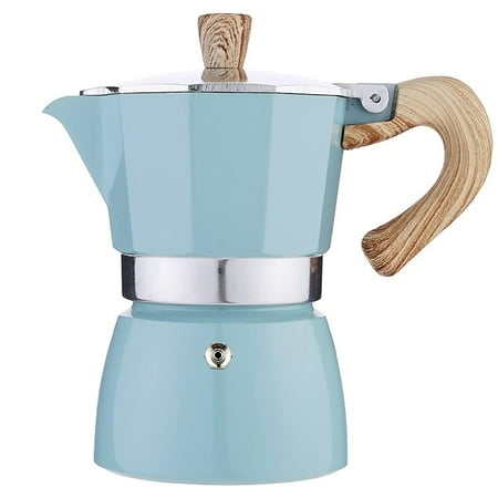 Stovetop Espresso Maker 3 Espresso Cup Moka Pot -Manual Cuban Coffee Percolator Machine Premium Moka Italian Espresso
Stovetop Espresso Maker 3 Espresso Cup Moka Pot -Manual Cuban Coffee Percolator Machine Premium Moka Italian Espresso