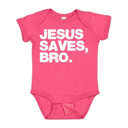 Inktastic Jesus Saves Bro. Gift Baby Boy or Baby Girl Bodysuit