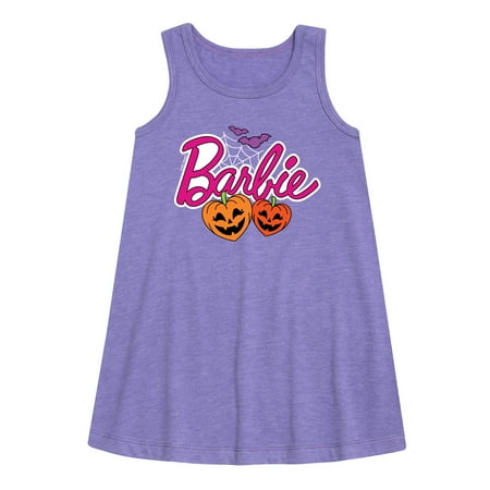 Barbie - Halloween Barbie Logo - Toddler and Youth Girls A-line Dress