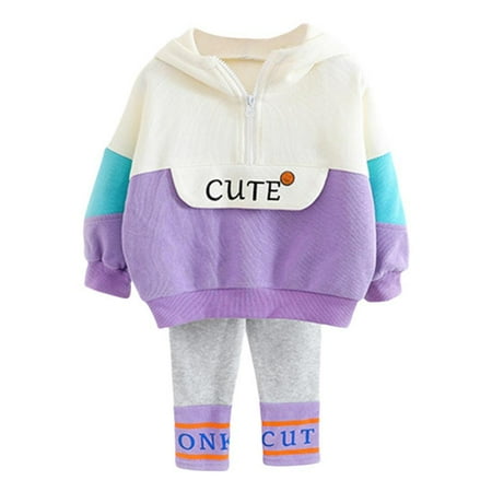 Baby Girls Clothes Set Cute Candy Color Long Sleeve Hoodie+Leggings Kids Sweatshirt Trousers Sweatsuit Chidlren Outfits 6M-5Y 
Baby Girls Clothes Set Cute Candy Color Long Sleeve Hoodie+Leggings Kids Sweatshirt Trousers Sweatsuit Chidlren Outfits 6M-5Y