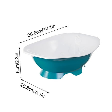 TFDZ Kitchen Utensils Set Cooking Utensil Set Household Double-layer Basin Multi-function Hole Fruit And Vegetable Plate Creative Living Room Snack Fruit Plate White
TFDZ Kitchen Utensils Set Cooking Utensil Set Household Double-layer Basin Multi-function Hole Fruit And Vegetable Plate Creative Living Room Snack Fruit Plate White