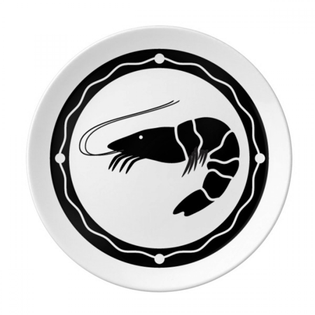 Black Marine Life Shrimp Illustration Plate Decorative Porcelain Salver Tableware Dinner Dish
Black Marine Life Shrimp Illustration Plate Decorative Porcelain Salver Tableware Dinner Dish