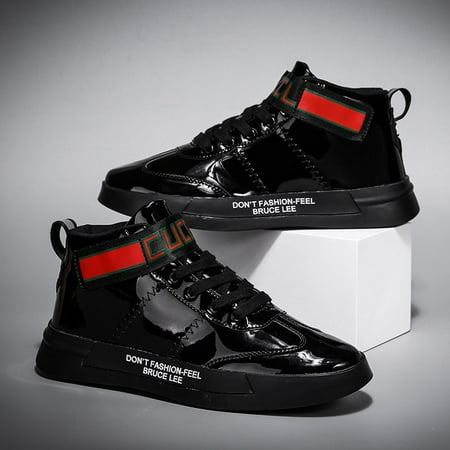 Autumn Men High Tops Shoes Golden Mirrors Sneakers Large Size Casual Glitter Sneakers Luxury Platform Shoes zapatillas hombre
Autumn Men High Tops Shoes Golden Mirrors Sneakers Large Size Casual Glitter Sneakers Luxury Platform Shoes zapatillas hombre