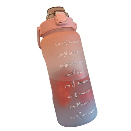 2L Capacity Water Bottle with Bounce Cover Time Scale Reminder Frosted Cup for Outdoor Fitness Training Pink
2L Capacity Water Bottle with Bounce Cover Time Scale Reminder Frosted Cup for Outdoor Fitness Training Pink