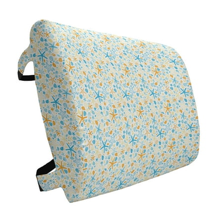 Starfish Lumbar Pillow Vintage Summer Beach Pattern with Colorful Seashells Silhouettes Soft Back Cushion for Office Chairs with Adjustable Straps 14 x 13 Blue Orange Pale Yellow by Ambesonne
Starfish Lumbar Pillow Vintage Summer Beach Pattern with Colorful Seashells Silhouettes Soft Back Cushion for Office Chairs with Adjustable Straps 14 x 13 Blue Orange Pale Yellow by Ambesonne