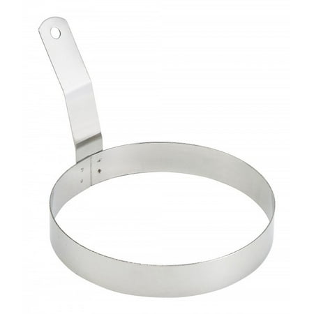 3Pc Winco EGR-6 Round Egg Ring with Handle 6
