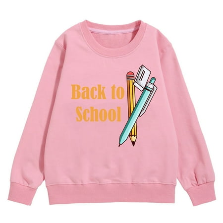 Dpytoraw Back To School Season Girls Sweatshirt Winter Fashion Long Sleeve Warm Comfortable Tops Cartoon Patterns Casual Wearing Size 11-12 Years
Dpytoraw Back To School Season Girls Sweatshirt Winter Fashion Long Sleeve Warm Comfortable Tops Cartoon Patterns Casual Wearing Size 11-12 Years