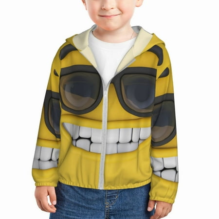 Lukts Smiling With Sunglasses Print Children s Long-Sleeved Sun Protection Clothing Hooded Sweatshirts for Boys and Girls Outdoor Sports-4 Years
Lukts Smiling With Sunglasses Print Children s Long-Sleeved Sun Protection Clothing Hooded Sweatshirts for Boys and Girls Outdoor Sports-4 Years