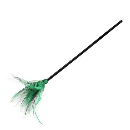 Halloween Broom Witch Broom Creative Witch Mesh Broom Halloween Party Supplies