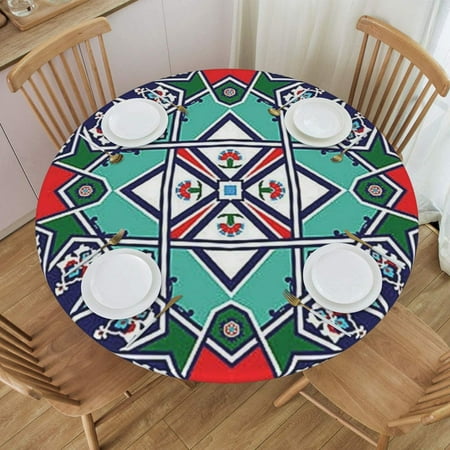 Geometric Diagonal Pieced Mosaic Tile Multi Wrinkle Resistant Tablecloth for Circular Tables 40 -48 24jl19caA56
Geometric Diagonal Pieced Mosaic Tile Multi Wrinkle Resistant Tablecloth for Circular Tables 40 -48 24jl19caA56