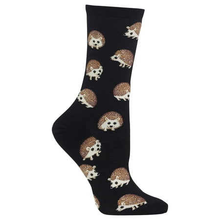 Hot Sox Women s Hedgehog Sock (Black)