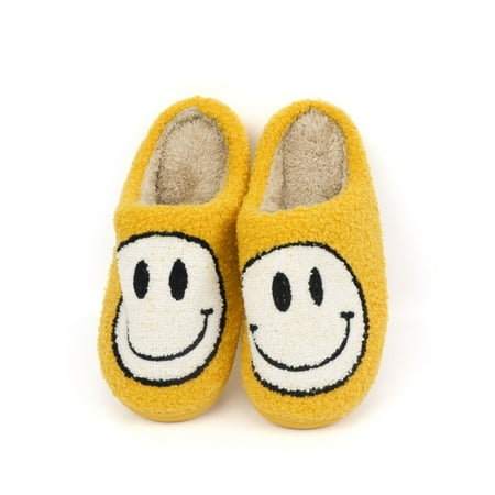 Big Smiley Furry Slippers for Women House Couples Men Fluffy Slides Autumn Warm Plush Bedroom Ladies Cotton Shoes
Big Smiley Furry Slippers for Women House Couples Men Fluffy Slides Autumn Warm Plush Bedroom Ladies Cotton Shoes