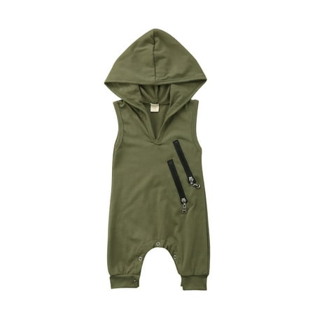 Lieserram Sleeveless Newborn Baby Boys Girls Hooded Romper 3 6 12 18 24 Months Green Jumpsuit Outfit Summer Zipper Casual Clothes
Lieserram Sleeveless Newborn Baby Boys Girls Hooded Romper 3 6 12 18 24 Months Green Jumpsuit Outfit Summer Zipper Casual Clothes