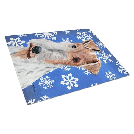 Carolines Treasures SC9772LCB Wire Fox Terrier Winter Snowflakes Glass Cutting Board Large 12H x 16W multicolor
Carolines Treasures SC9772LCB Wire Fox Terrier Winter Snowflakes Glass Cutting Board Large 12H x 16W multicolor