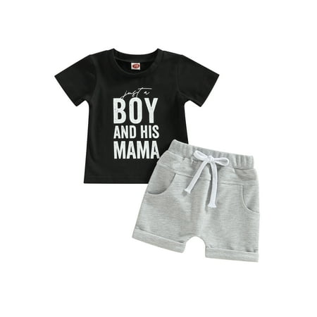 Zervatek Infant Boys Summer Clothes Outfits Letter Print Crew Neck Short Sleeve T-Shirts and Solid Color Shorts 2Pcs Suit
Zervatek Infant Boys Summer Clothes Outfits Letter Print Crew Neck Short Sleeve T-Shirts and Solid Color Shorts 2Pcs Suit