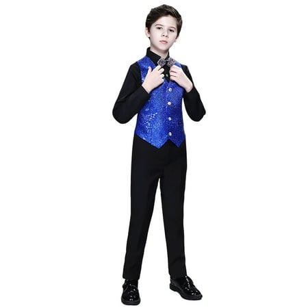 JHLZHS First Day of School Outfit Toddler Boys Tuxedo Suit Boys Slim Fit Formal Wedding Party Revelry Shinning Outfit Suit Kids 4 Piece Vest Pants Jacket Suit Set Baby Boy Rompers Preemie Clothes Boys
JHLZHS First Day of School Outfit Toddler Boys Tuxedo Suit Boys Slim Fit Formal Wedding Party Revelry Shinning Outfit Suit Kids 4 Piece Vest Pants Jacket Suit Set Baby Boy Rompers Preemie Clothes Boys