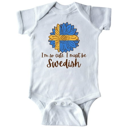 Inktastic I m So Cute I Must be Swedish Sunflower Gift Baby Boy or Baby Girl Bodysuit
Inktastic I m So Cute I Must be Swedish Sunflower Gift Baby Boy or Baby Girl Bodysuit