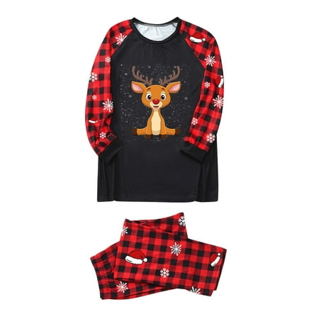 Parent Child Women Mom Outfit Merry Christmas Plaid Print Parent Child Plaid Long Sleeved Trousers Pajama Set Pajamas for Christmas Family 6
Parent Child Women Mom Outfit Merry Christmas Plaid Print Parent Child Plaid Long Sleeved Trousers Pajama Set Pajamas for Christmas Family 6