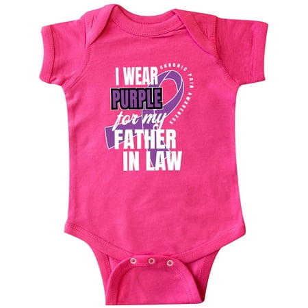 Inktastic Chronic Pain I Wear Purple For My Father in Law Gift Baby Boy or Baby Girl Bodysuit
Inktastic Chronic Pain I Wear Purple For My Father in Law Gift Baby Boy or Baby Girl Bodysuit