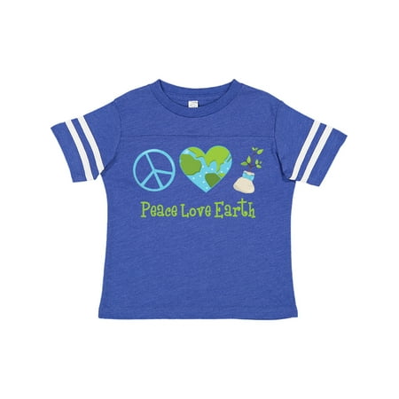 Inktastic Peace Love Earth Gift Toddler Toddler Girl T-Shirt