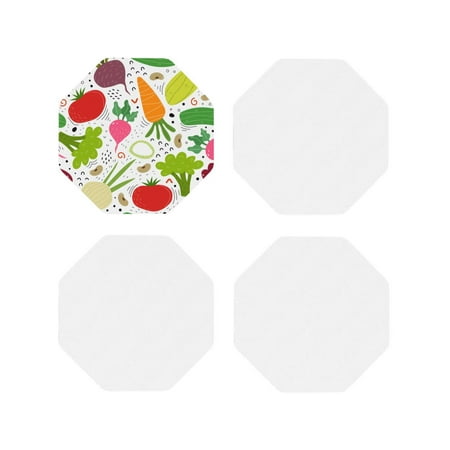 Junzan Cartoon Vegetables Print Coasters for Drinks - Leather Coasters Set of 4 for Coffee Table for Housewarming/Kitchen/Bar/Decor-Octagon
Junzan Cartoon Vegetables Print Coasters for Drinks - Leather Coasters Set of 4 for Coffee Table for Housewarming/Kitchen/Bar/Decor-Octagon