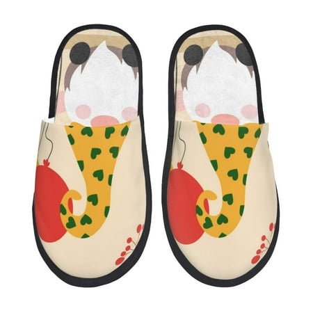 Noikeo Three Gnomes With Balloons Pattern Cozy Slippers Indoor for Women and Mens Fuzzy House Shoes Soft Plush Warm Slip-on Slippers-
Noikeo Three Gnomes With Balloons Pattern Cozy Slippers Indoor for Women and Mens Fuzzy House Shoes Soft Plush Warm Slip-on Slippers-