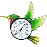 Indoor Outdoor Thermometer Wireless Wall Thermometer Hygrometer Hummingbird Patio Thermometer No Battery Needed Patio Hanging Decor(Hummingbird)
Indoor Outdoor Thermometer Wireless Wall Thermometer Hygrometer Hummingbird Patio Thermometer No Battery Needed Patio Hanging Decor(Hummingbird)