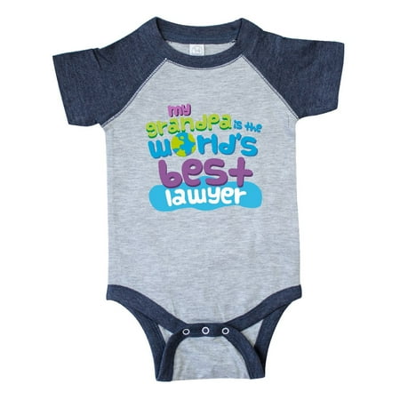 Inktastic Grandpa Lawyer Attorney Gift Gift Baby Boy or Baby Girl Bodysuit