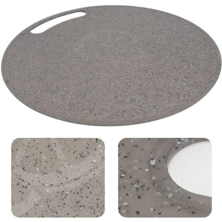 Cutting Board Plastic Kitchen Cutting Board Round Baking Board Fruit Vegetable Cutting Board with Handles 31cm
Cutting Board Plastic Kitchen Cutting Board Round Baking Board Fruit Vegetable Cutting Board with Handles 31cm