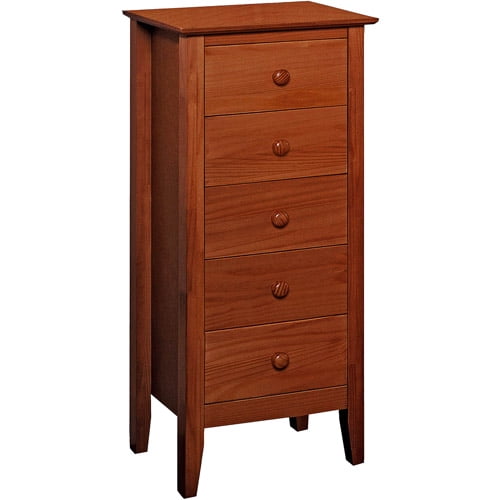 Solid Pine 5 Drawer Lingerie Chest Walmart