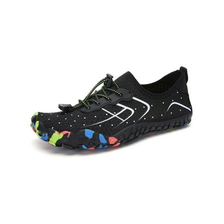 Tenmix Womens Mens Water Shoes Quick Dry Beach Swim Shoe Barefoot Aqua Socks Breathable Sneakers Yoga Lightweight Anti-Slip Flats Black Silver 7.5
Tenmix Womens Mens Water Shoes Quick Dry Beach Swim Shoe Barefoot Aqua Socks Breathable Sneakers Yoga Lightweight Anti-Slip Flats Black Silver 7.5