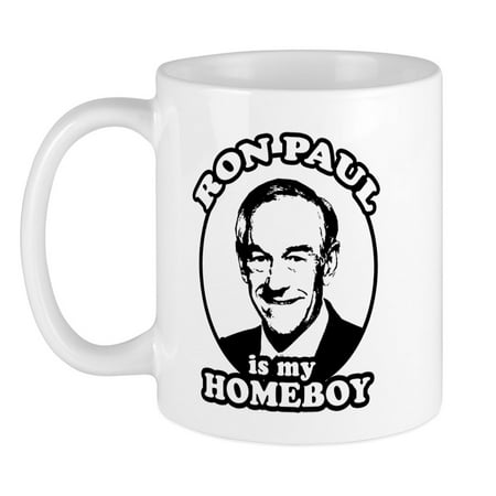 CafePress - Ron Paul Is My Homeboy Mug - Ceramic Coffee Tea Novelty Mug Cup 11 oz
CafePress - Ron Paul Is My Homeboy Mug - Ceramic Coffee Tea Novelty Mug Cup 11 oz