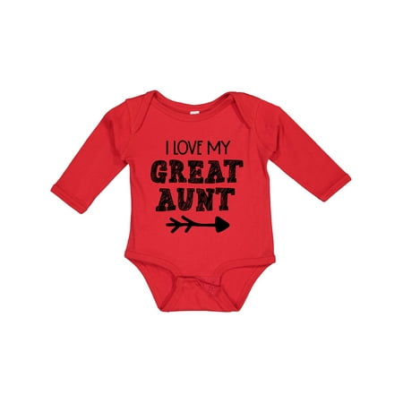 Inktastic I Love My Great Aunt with Arrow Gift Baby Boy or Baby Girl Long Sleeve Bodysuit
Inktastic I Love My Great Aunt with Arrow Gift Baby Boy or Baby Girl Long Sleeve Bodysuit