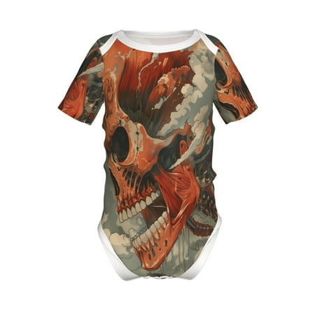Gaeub Gigantic Skull In Clouds Print Infant Climbing Onesie Toddler Outfit Newborn Baby Bodysuit Baby Boy Girl Clothes -6 Months
Gaeub Gigantic Skull In Clouds Print Infant Climbing Onesie Toddler Outfit Newborn Baby Bodysuit Baby Boy Girl Clothes -6 Months