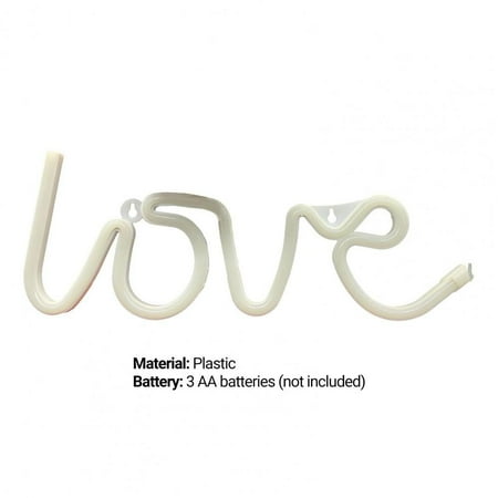 Love Neon Sign LED Lights Battery Powered Neon Lights for Bedroom Party Decor Red Batteries not Included
Love Neon Sign LED Lights Battery Powered Neon Lights for Bedroom Party Decor Red Batteries not Included