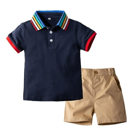 Xinhuaya Toddler Baby Boy Summer Casual Set Polo Shirt and Short Pants Outfit 1-6 Years
Xinhuaya Toddler Baby Boy Summer Casual Set Polo Shirt and Short Pants Outfit 1-6 Years