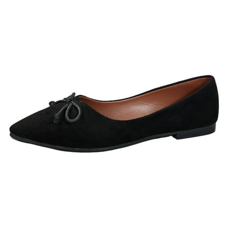 Women s Shoes Ladies Fashion Solid Color Velvet Bow Tie Decoration Pointed Flat Bottomed Casual Shoes
Women s Shoes Ladies Fashion Solid Color Velvet Bow Tie Decoration Pointed Flat Bottomed Casual Shoes