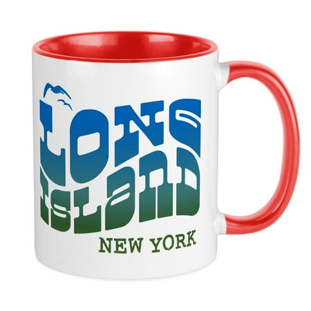 CafePress - Long Island New York Mug Mugs - Ceramic Coffee Tea Novelty Mug Cup 11 oz