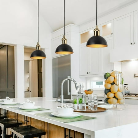 Modern Farmhouse 1-Light Metal Island Pendant Light Industrial Dome Ceiling Lights - 6 D x 3 H
Modern Farmhouse 1-Light Metal Island Pendant Light Industrial Dome Ceiling Lights - 6 D x 3 H