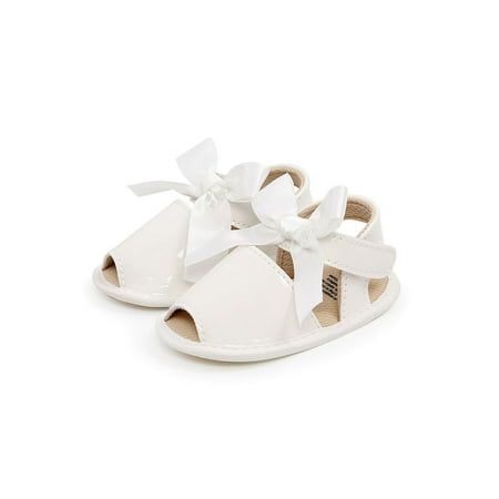 Lacyhop Toddler Kids Sandals First Walkers Crib Shoes Bowknot Flat Sandal Summer Lightweight Princess Dress Shoe Non-Slip Soft Sole White 5C
Lacyhop Toddler Kids Sandals First Walkers Crib Shoes Bowknot Flat Sandal Summer Lightweight Princess Dress Shoe Non-Slip Soft Sole White 5C
