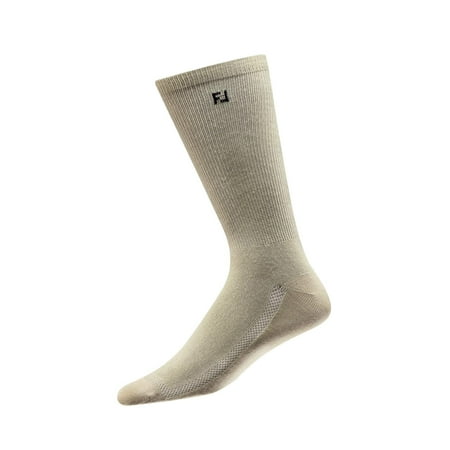 FootJoy ProDry Lightweight Crew Socks Driftwood Fits Shoe Size 7-12